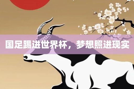 国足踢进漯河市盈旭机械设备有限公司世界杯，梦想照进现实