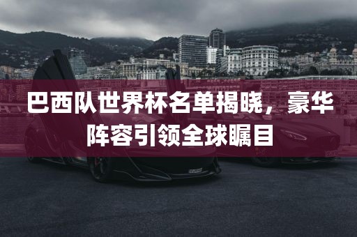 巴西队世界杯名单揭晓，豪华阵容引领全球瞩目