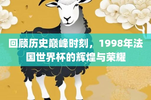 回顾历史巅峰时刻，1998年法国世界杯的辉煌与荣耀