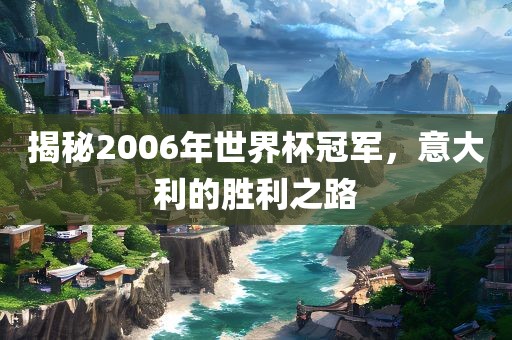 揭秘2006年世界杯冠军，意大利的胜利之路