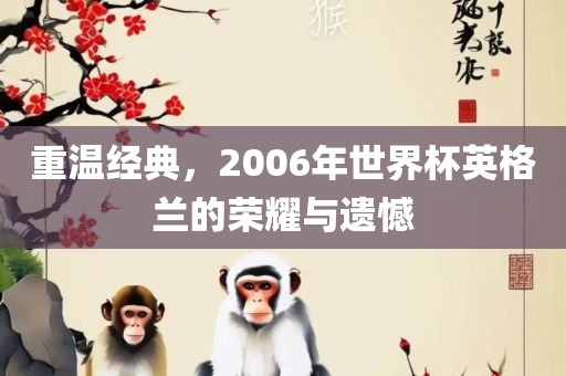 重温经典，2006年世界杯英格兰的荣耀与遗憾