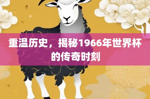 重温历史，揭秘1966年世界杯的传奇时刻漯河市盈旭机械设备有限公司