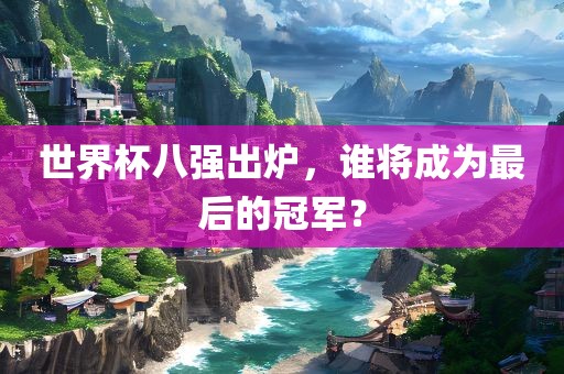 世界杯八强出炉，谁将成为最后的冠军？