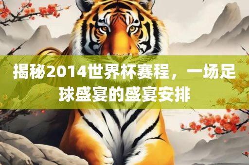 揭秘2014世界杯赛程，一场足球盛宴的盛宴安排