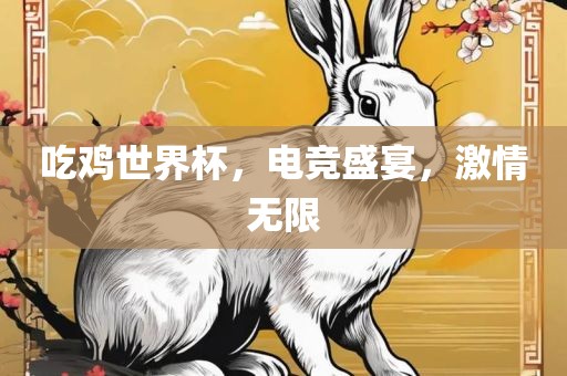 吃鸡世界杯，电竞盛宴，激情无限