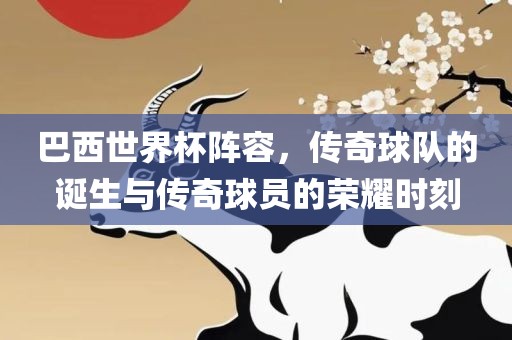 巴西世界杯阵容，传奇球队的诞生与传奇球员的荣耀时刻