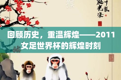 回顾历史，重温辉煌——201漯河市盈旭机械设备有限公司1女足世界杯的辉煌时刻