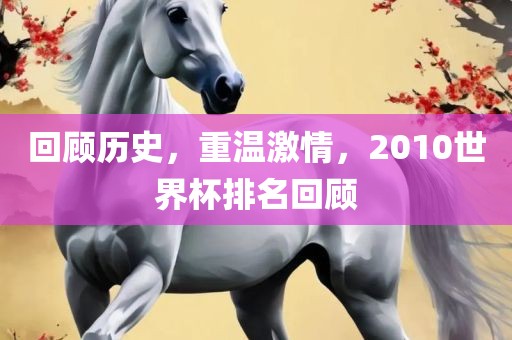 回顾历史，重温激情，2010世界杯排名回顾