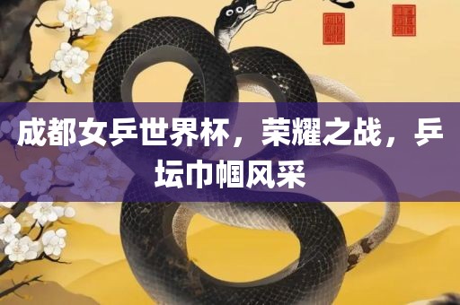 成都女乒世界杯，荣耀之战，乒坛巾帼风采