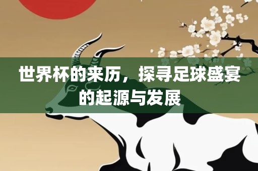 世界杯的来历，探寻足球盛宴的起源与发展