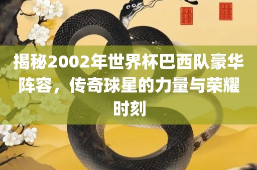 揭秘2002年世界杯巴西队豪华阵容，传奇球星的力量与荣耀时刻