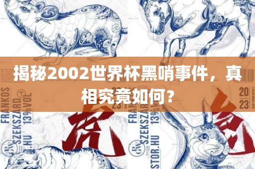 揭秘2002世界杯黑哨事件，真相究竟如何？