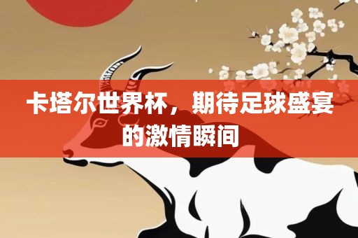 卡塔尔世界杯，期待足球盛宴的激情瞬间漯河市盈旭机械设备有限公司