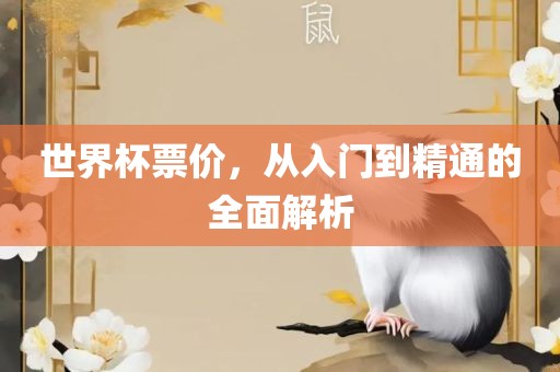世界杯票价，从入门到精通的全面解析