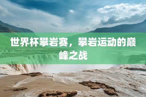 世界杯攀岩赛，攀岩运动的巅峰之战漯河市盈旭机械设备有限公司