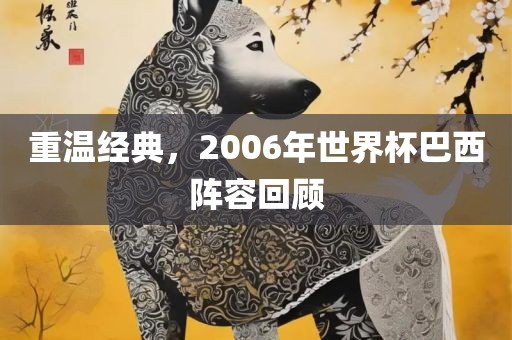 重温经典，2006年世界杯巴西阵容回顾