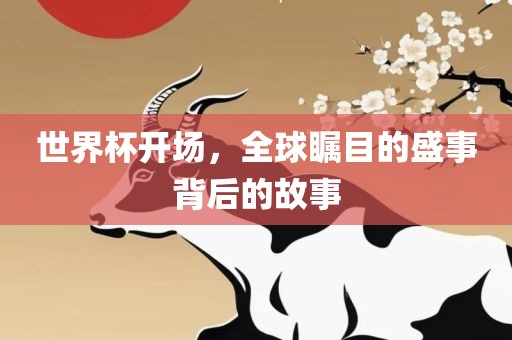 世界杯开场，全球瞩目的盛事背后的故事漯河市盈旭机械设备有限公司