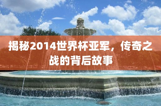 揭秘2014世界杯亚军，传奇之战的背后故事