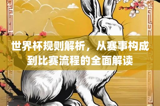 世界杯规则解析，从赛事构成到比赛流程的全面解读