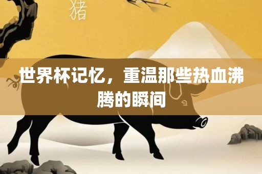世界杯记忆，重温那些热血沸腾的瞬间