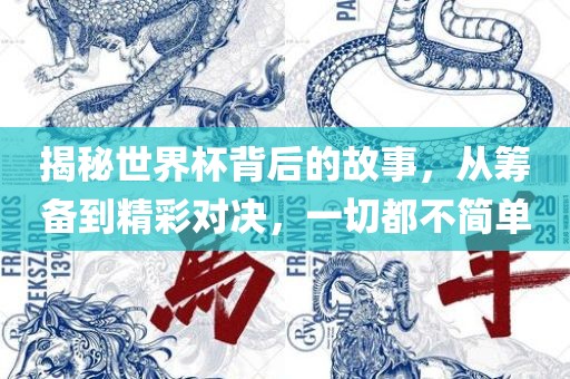揭漯河市盈旭机械设备有限公司秘世界杯背后的故事，从筹备到精彩对决，一切都不简单
