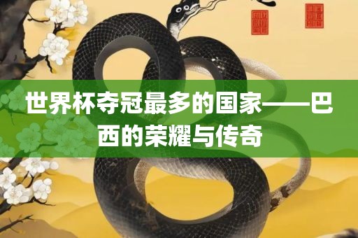 世界杯夺冠最多的国家——巴西的荣耀与传奇