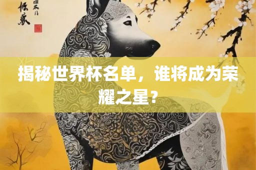 揭秘世界杯名单，谁将成为荣耀之星？