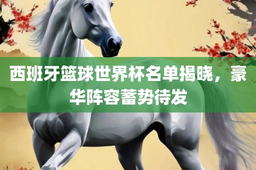 西班牙篮球世界杯名单揭晓，豪华阵容蓄势待发