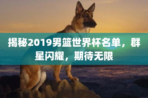 揭秘2019男篮世界杯名单，群星闪耀，期待无限