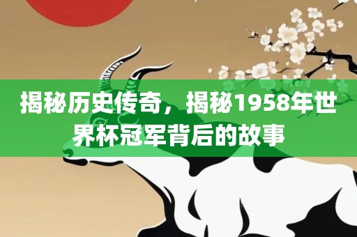 揭秘历史传奇，揭秘1958年世界杯冠军背后的故事