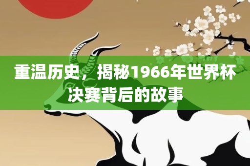 重温历史，揭秘1966年世界杯决赛背后的故事
