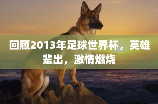 回顾2013年足球世界杯，英雄辈出，激情燃烧