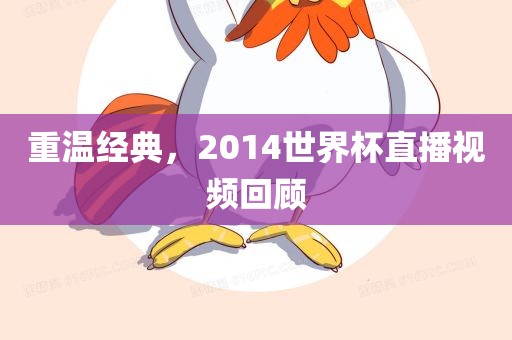 重温经典，2014世界杯直播视频回顾