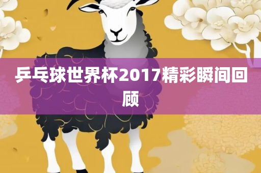 乒乓球世界杯漯河市盈旭机械设备有限公司2017精彩瞬间回顾