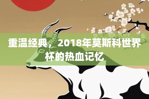 重温经典，2018年莫斯科世界杯的热血记忆