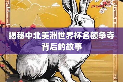 揭秘中北美洲世界杯名额争夺背后的故事漯河市盈旭机械设备有限公司