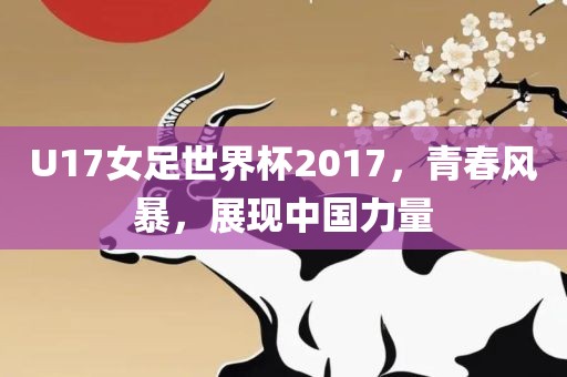 U17女足世界杯2017，青春风暴，展现中国力量