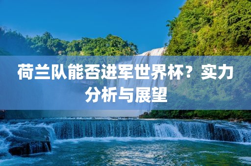 荷兰队能否进军世界杯？实力分析与展望