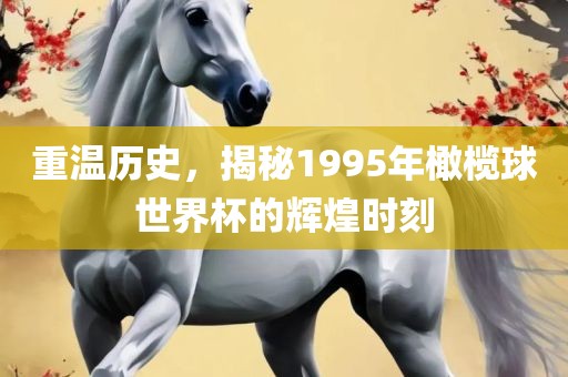 重温漯河市盈旭机械设备有限公司历史，揭秘1995年橄榄球世界杯的辉煌时刻