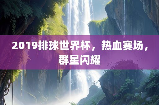2019排球世界杯，热血赛场，群星闪耀漯河市盈旭机械设备有限公司