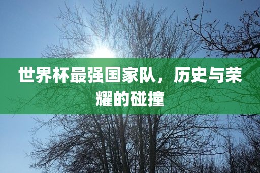 世界杯最强国家队，历史与荣耀的碰撞