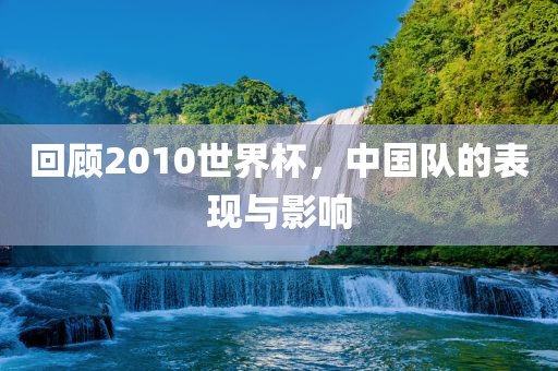 回顾2010世界杯，中国队的表现与影响