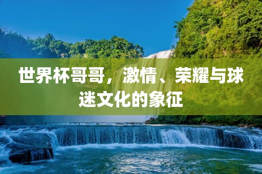 世界杯哥哥，激情、荣耀与球迷文化的象征