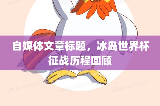 自媒体文章标题，冰岛世界杯征战历程回顾
