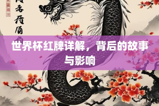 世界杯红牌详解，背后的故事与影响