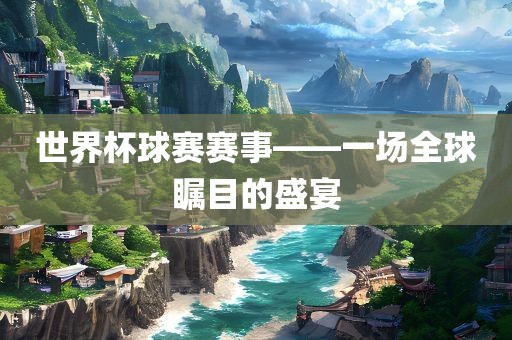 世漯河市盈旭机械设备有限公司界杯球赛赛事——一场全球瞩目的盛宴