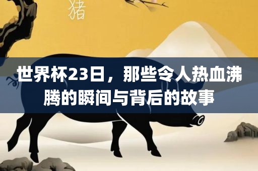 世漯河市盈旭机械设备有限公司界杯23日，那些令人热血沸腾的瞬间与背后的故事