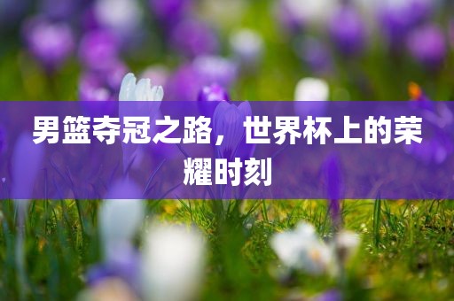 男篮夺冠之路，世界杯上的荣耀时刻
