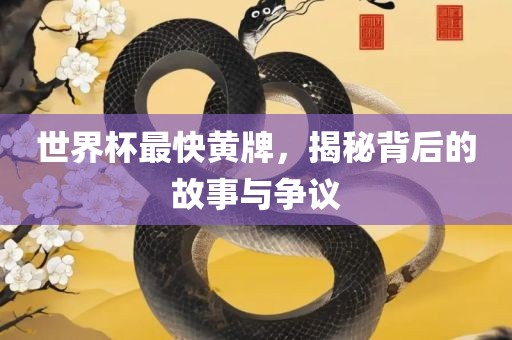 世界杯最快黄牌，揭秘背后的故事与争议