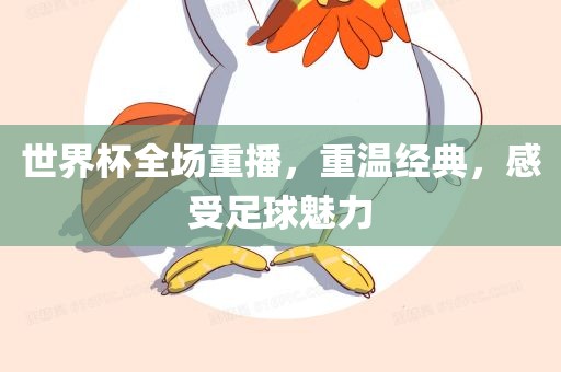 世界杯全场重播，重温经典，感受足球魅力
